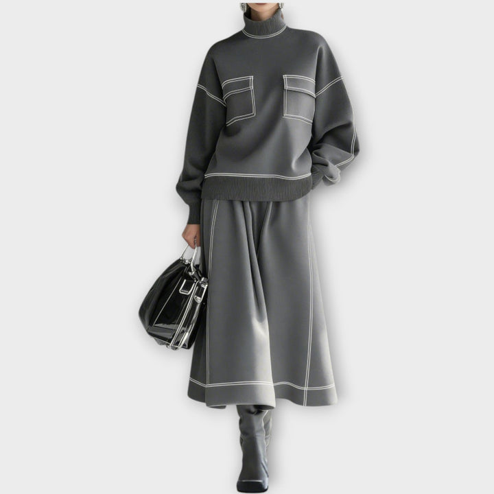 Chic Minimalist Two-Piece Set