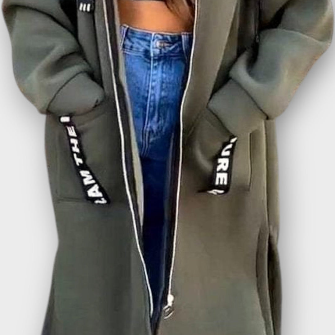 Urban Ease Longline Hooded Coat