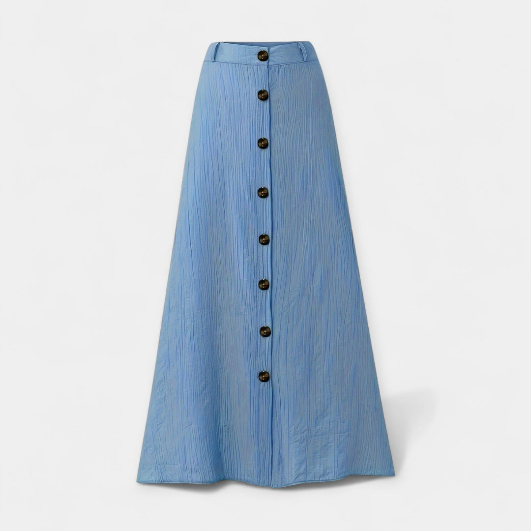 Sheer Midi Skirt with Split