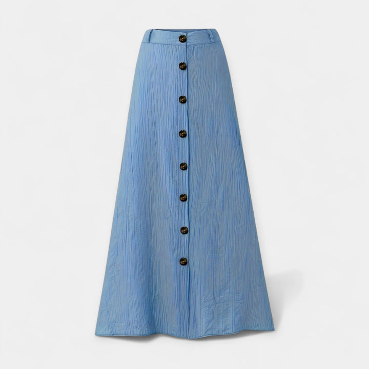 Sheer Midi Skirt with Split