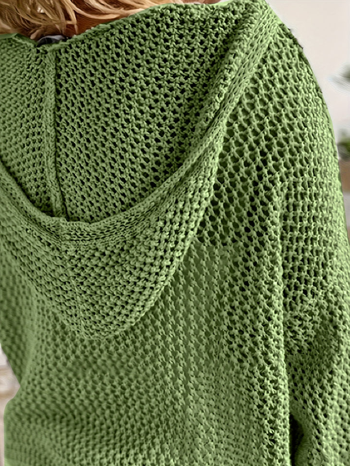 Freya | Hooded Knit Sweater