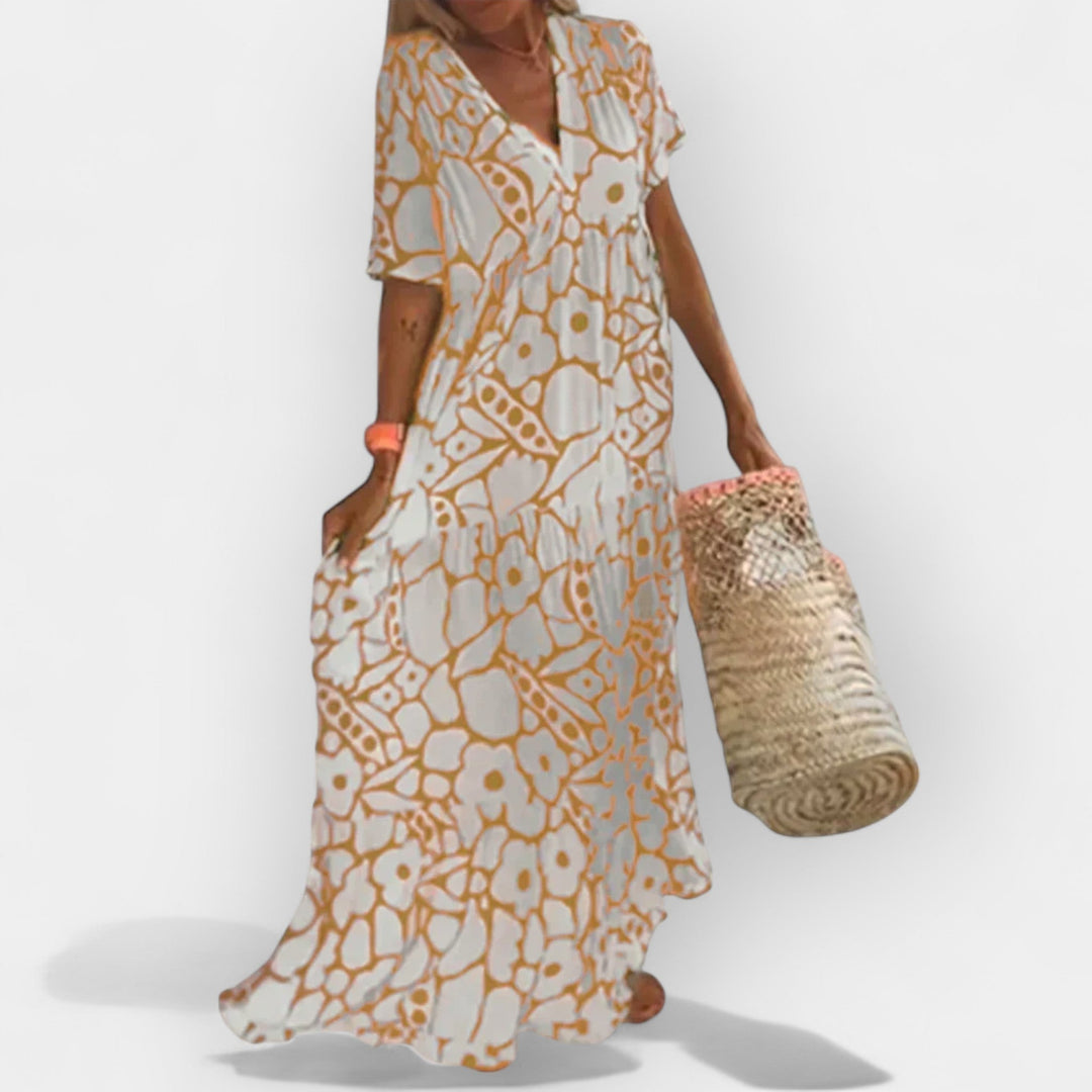 Airy Summer Dress with Pattern