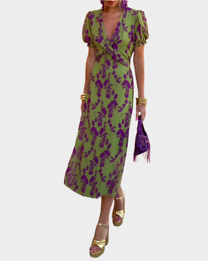 Women's Dress with Flower