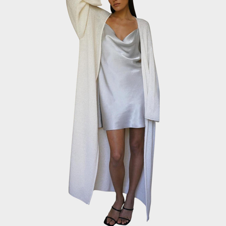 Cozy Longline Knit Cardigan