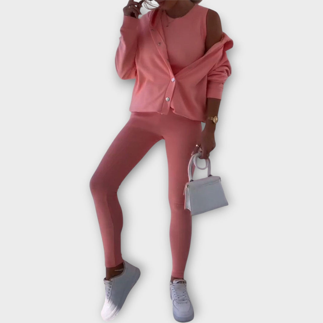 Effortless Lounge-Chic Two-Piece Set