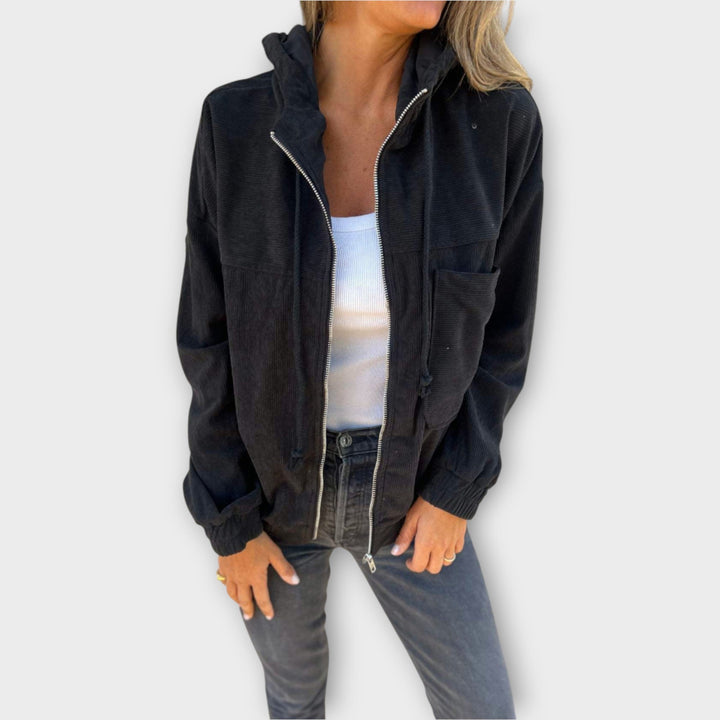 Casual Comfort Zip-Up Hooded Jacket