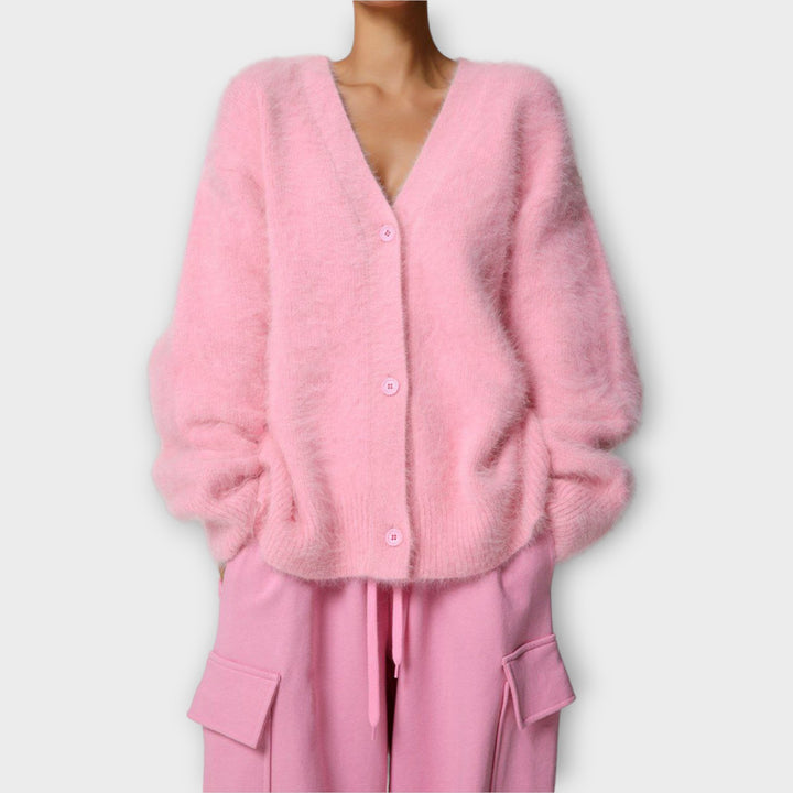 Cozy Luxe Off-Shoulder Cardigan