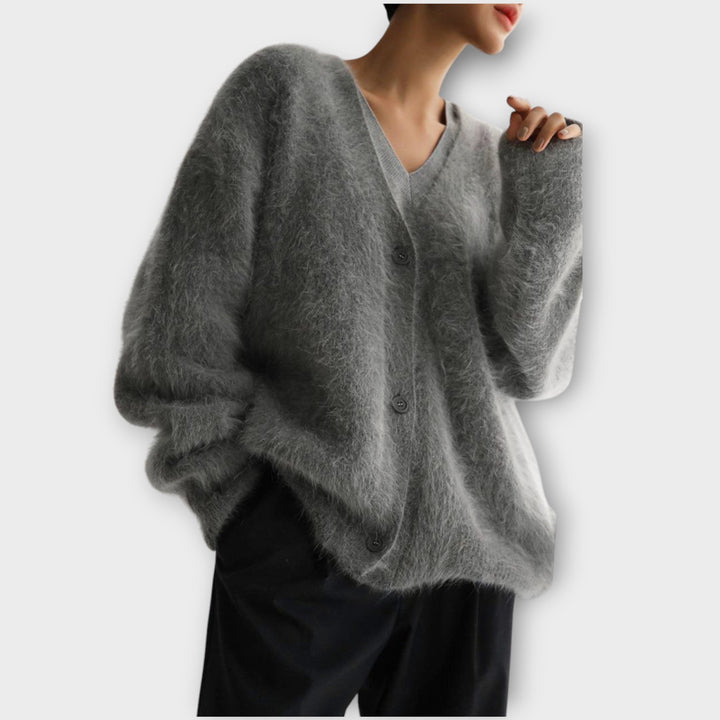 Cozy Luxe Off-Shoulder Cardigan