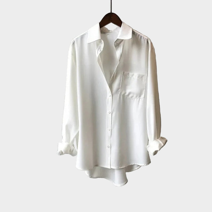 Shirt Blouse with Elegant Line and Modern Detail