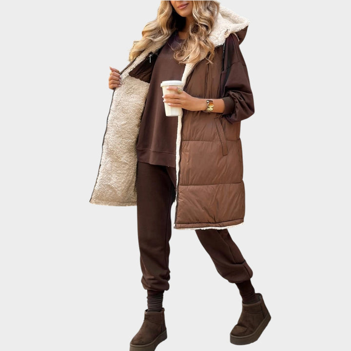 Reversible Sleeveless Winter Jacket