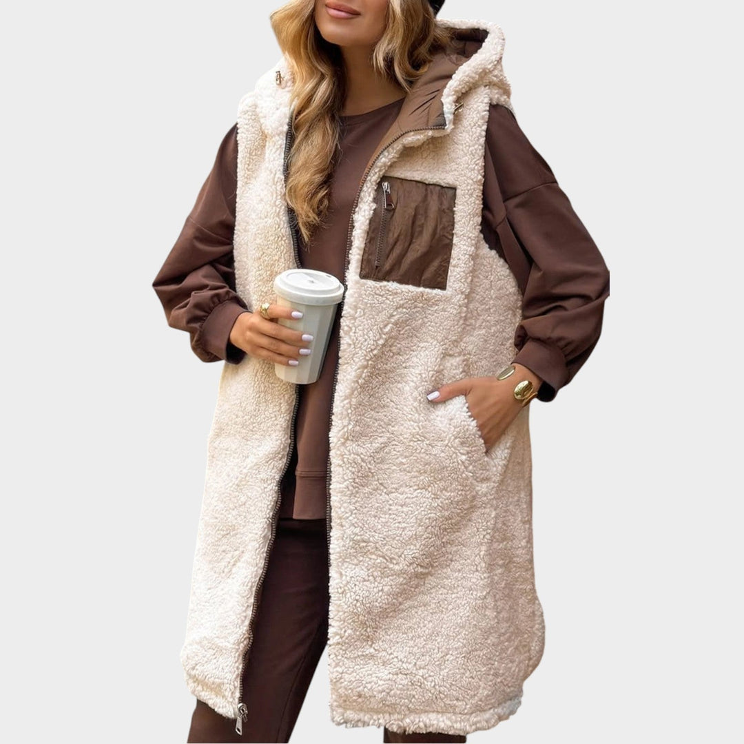 Reversible Sleeveless Winter Jacket