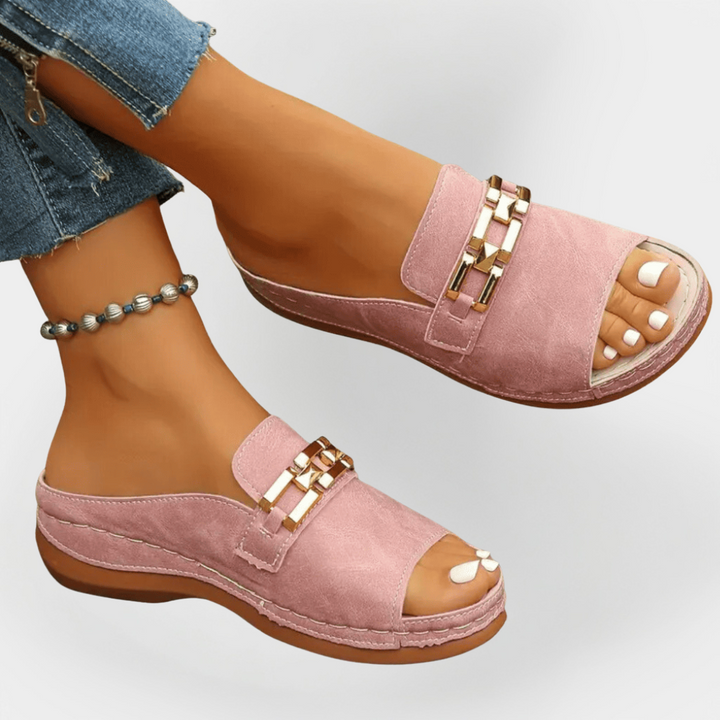 Orthopaedic Leather Flip-Flops