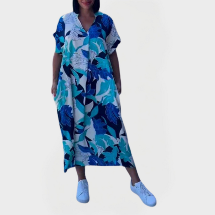 Elegant Dress with Pockets