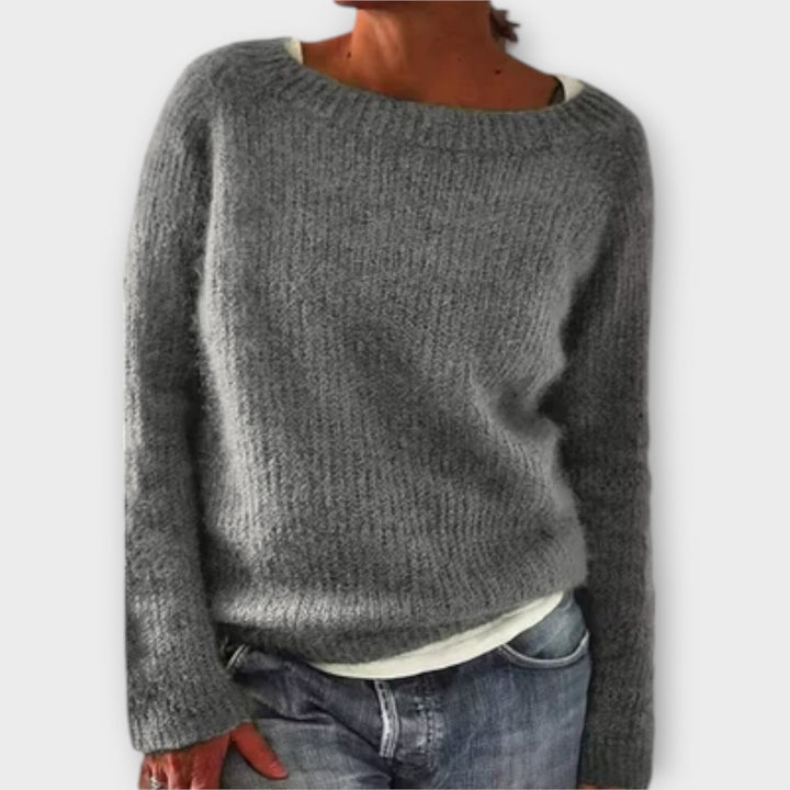 Regine – plain knitted jumper
