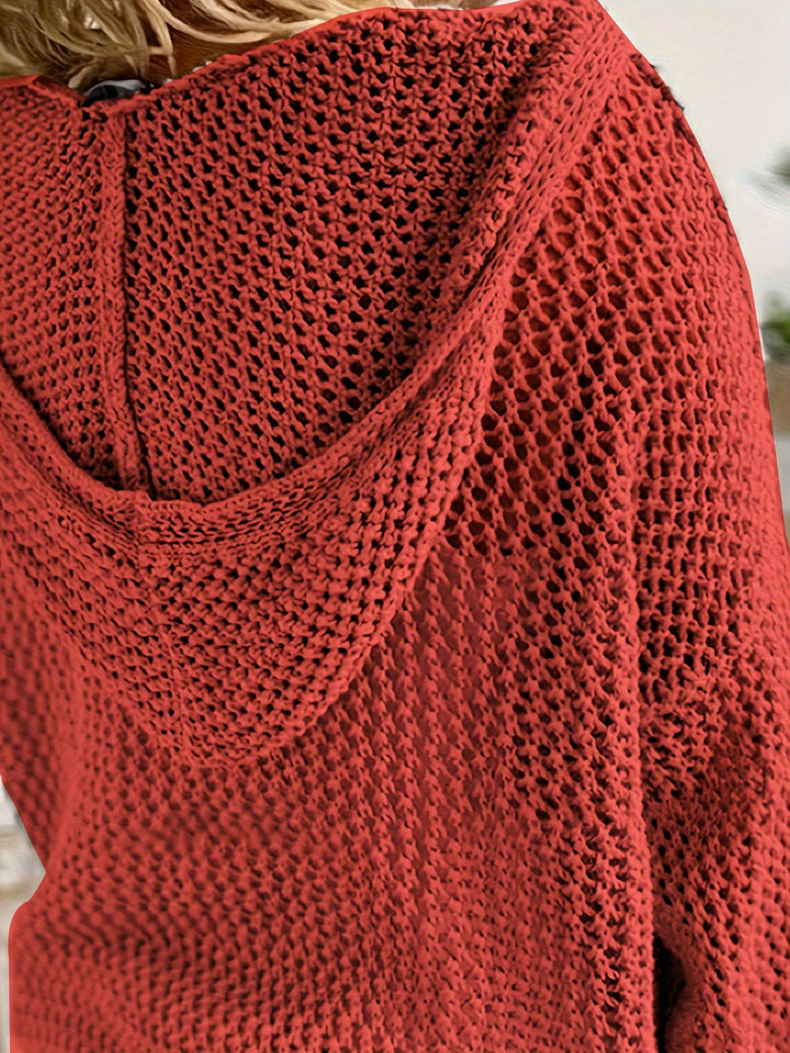 Freya | Hooded Knit Sweater