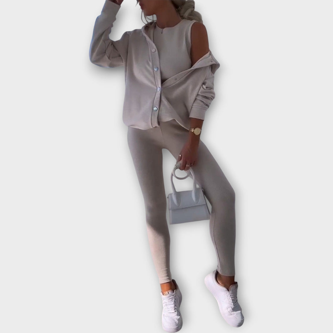 Effortless Lounge-Chic Two-Piece Set