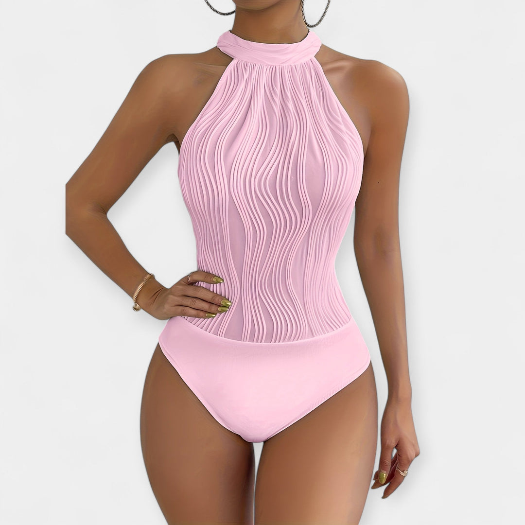 Full Body Swimsuit with Adjustable Ruching
