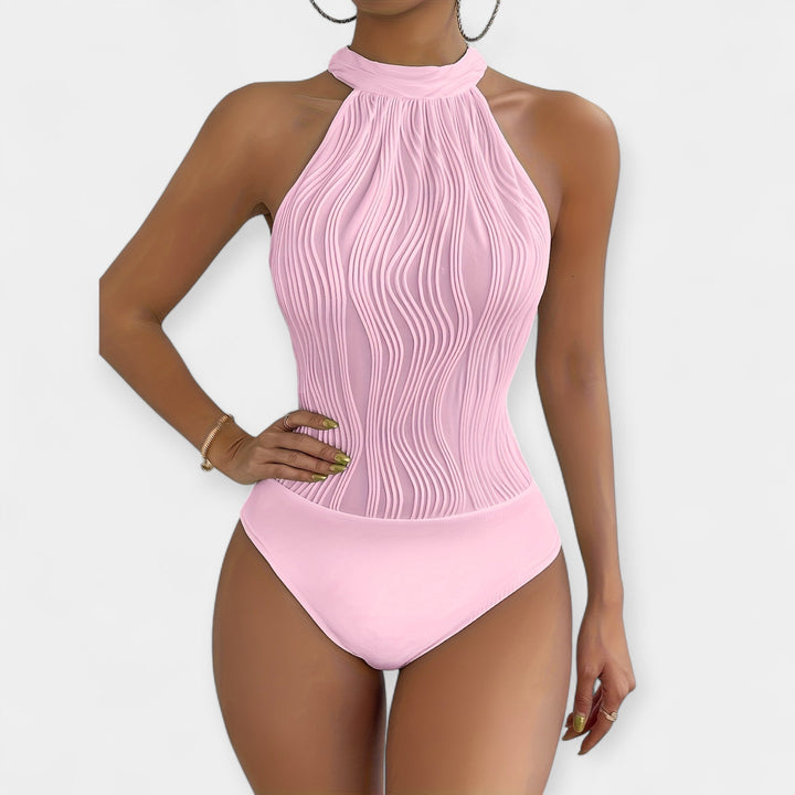 Full Body Swimsuit with Adjustable Ruching