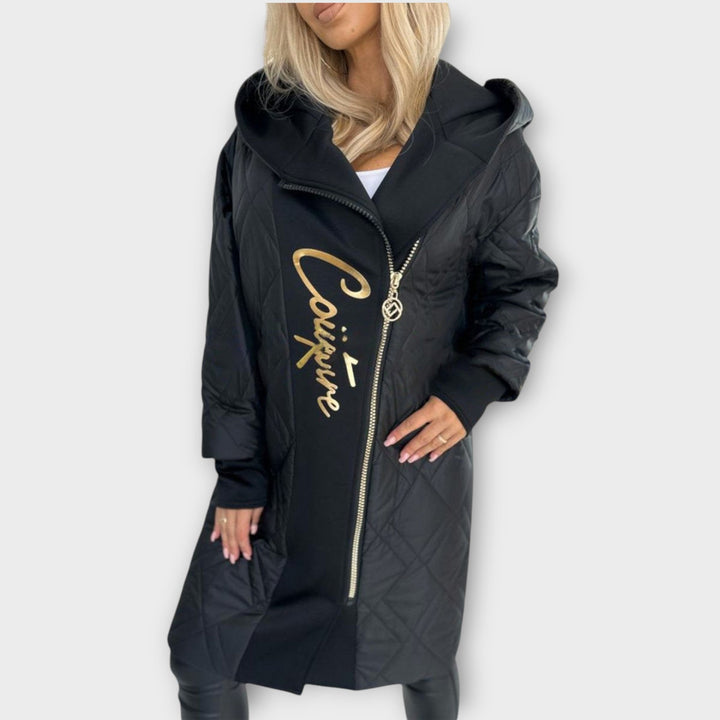 Reversible Quilted Hooded Coat