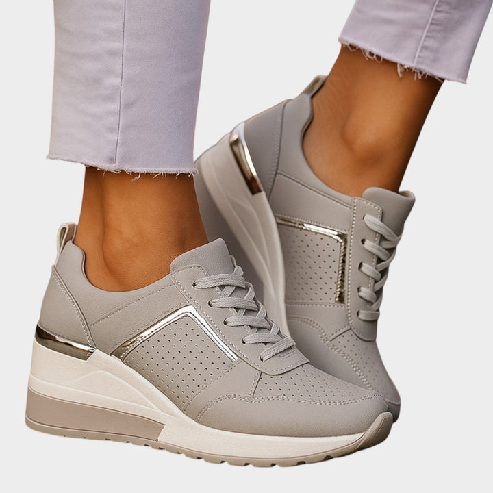 Elevate Comfort Wedge Sneakers