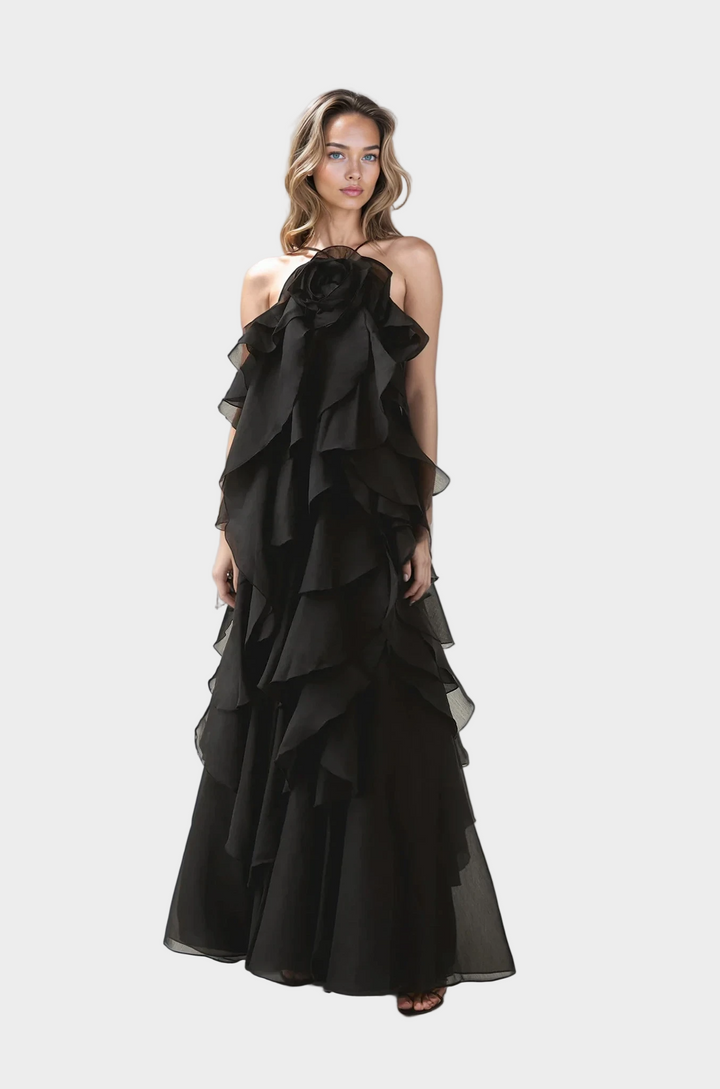 Maxi Dress with a Romantic Feel and Aristocratic Style