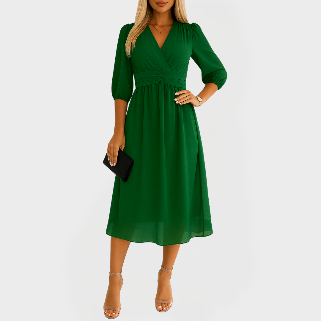 Airy Silk Chiffon Dress for Elegant Occasions