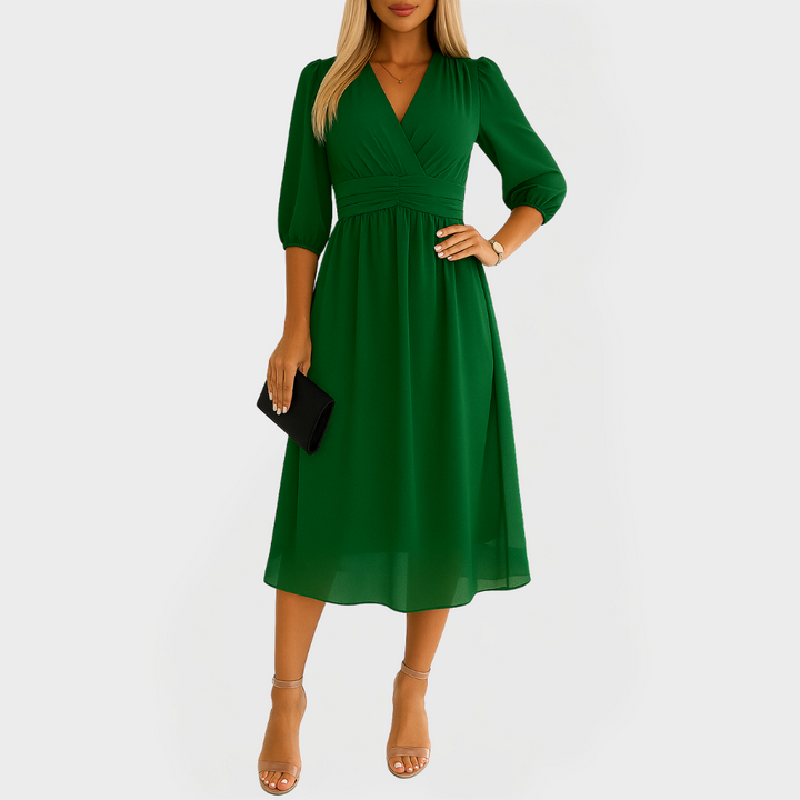 Airy Silk Chiffon Dress for Elegant Occasions