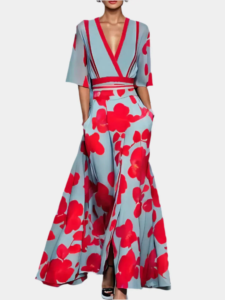 Relaxed Striped Dress with Pockets