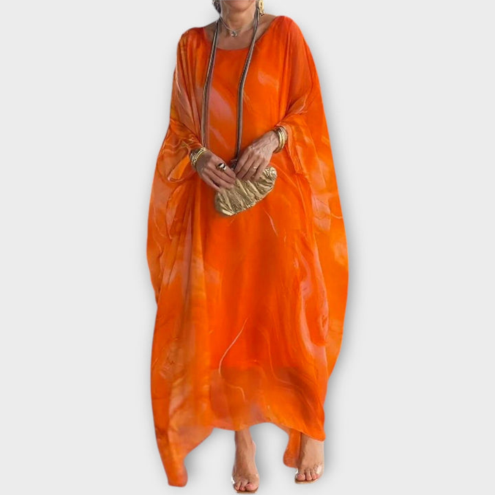 Maxi Kaftan with Sheer Texture