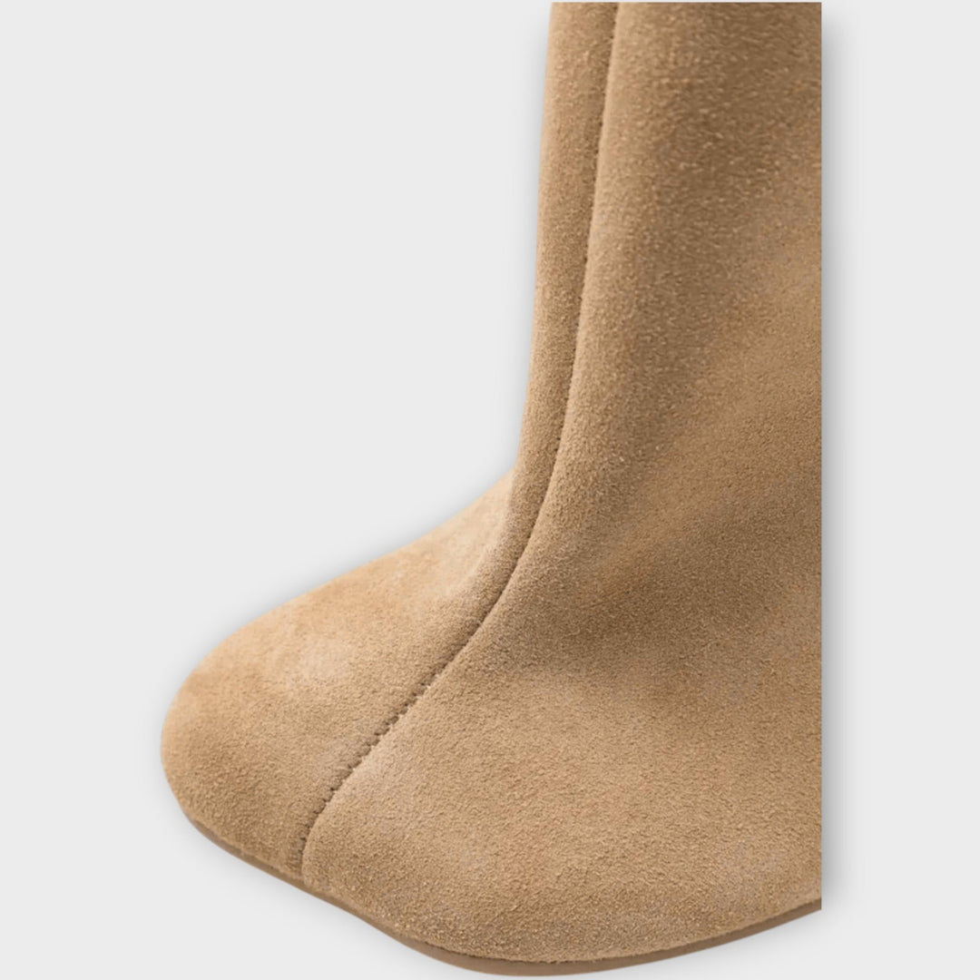 Mela Suede Knee-High Boots