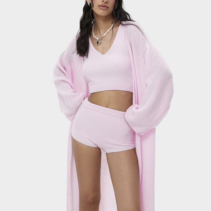 Cozy Longline Knit Cardigan