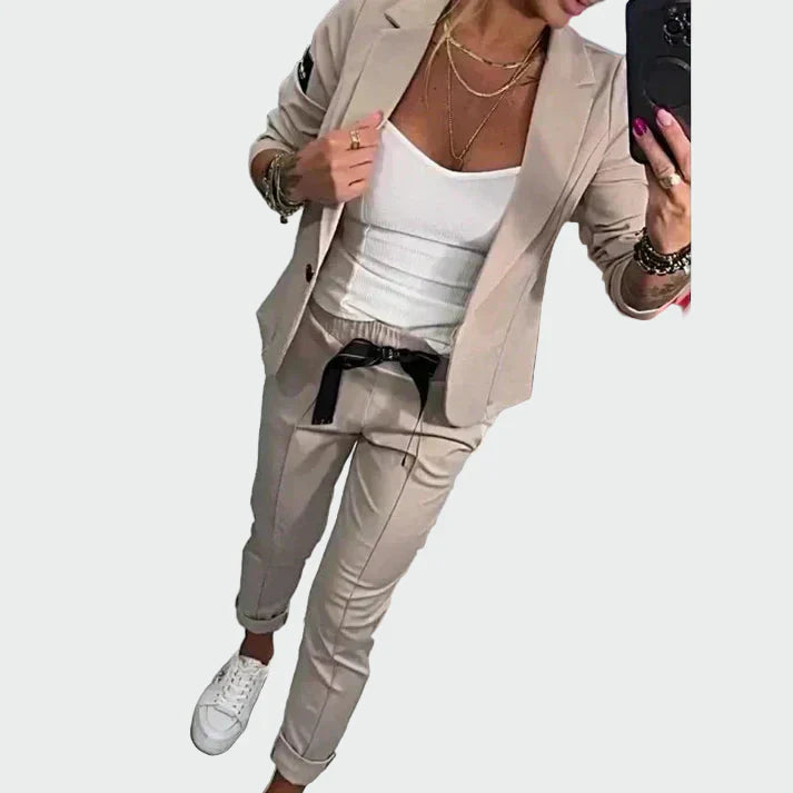 Effortless Elegance Two-Piece Suit Set