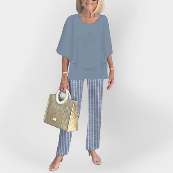 Stylish Set with Comfortable Top and Trousers