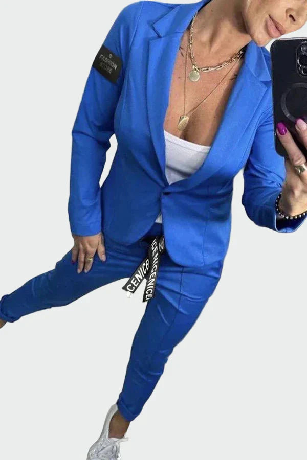 Effortless Elegance Two-Piece Suit Set