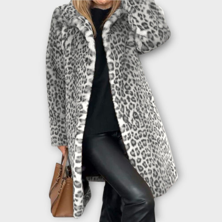 Luxe Faux Fur Leopard Coat
