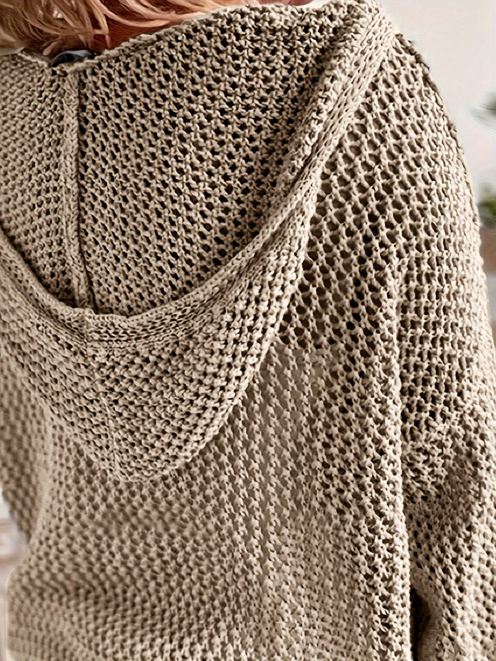 Freya | Hooded Knit Sweater