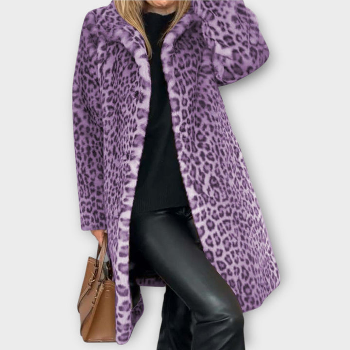 Luxe Faux Fur Leopard Coat