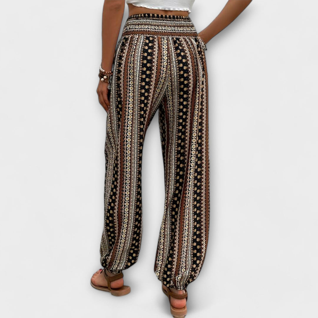 Trousers with Folkloric Design