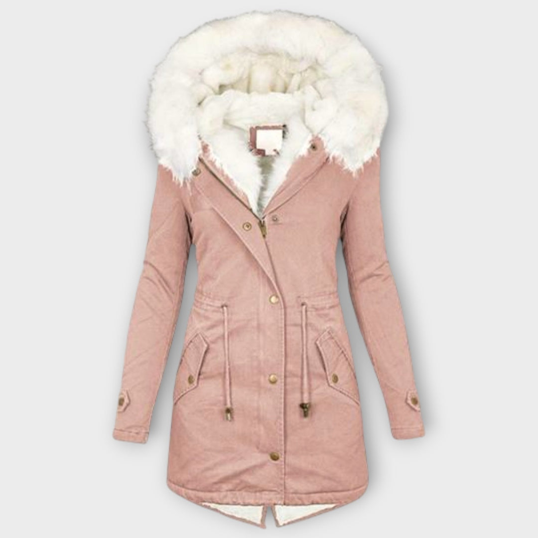 Cozy Faux-Fur Trim Winter Parka