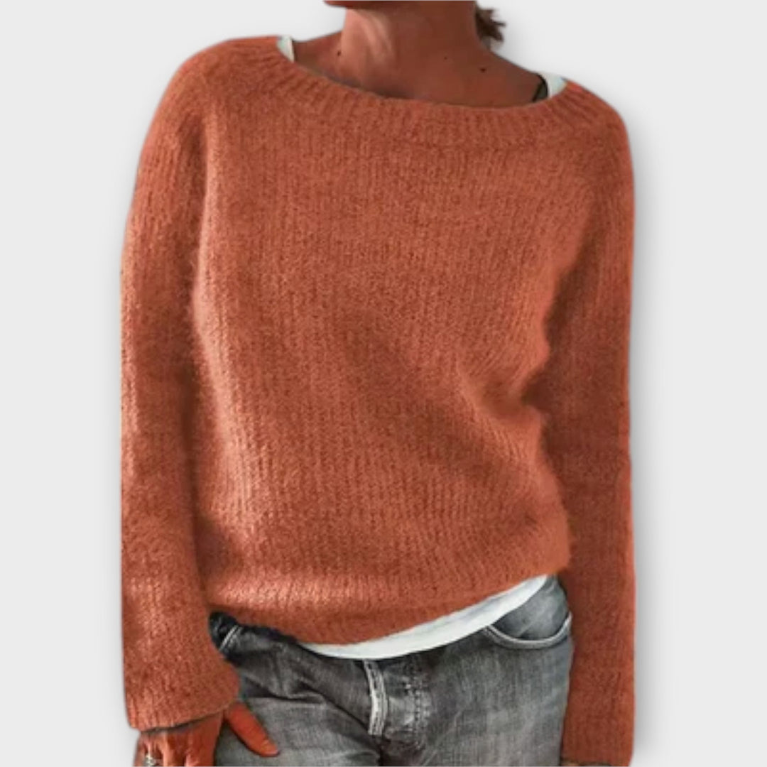 Regine – plain knitted jumper