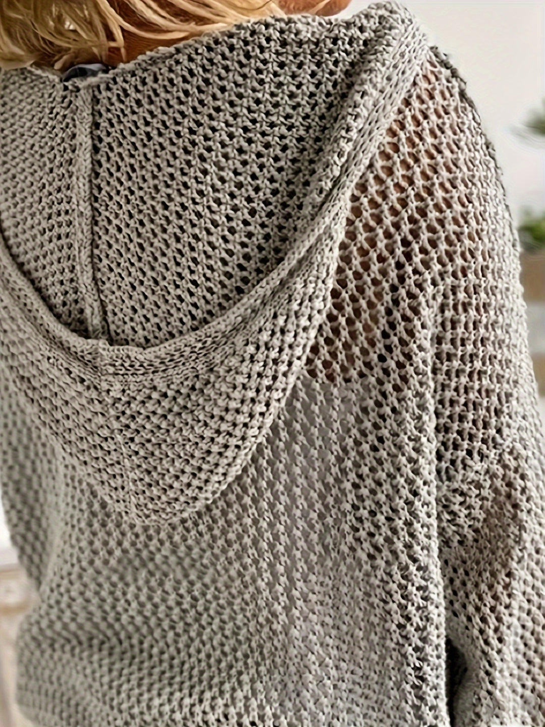 Freya | Hooded Knit Sweater