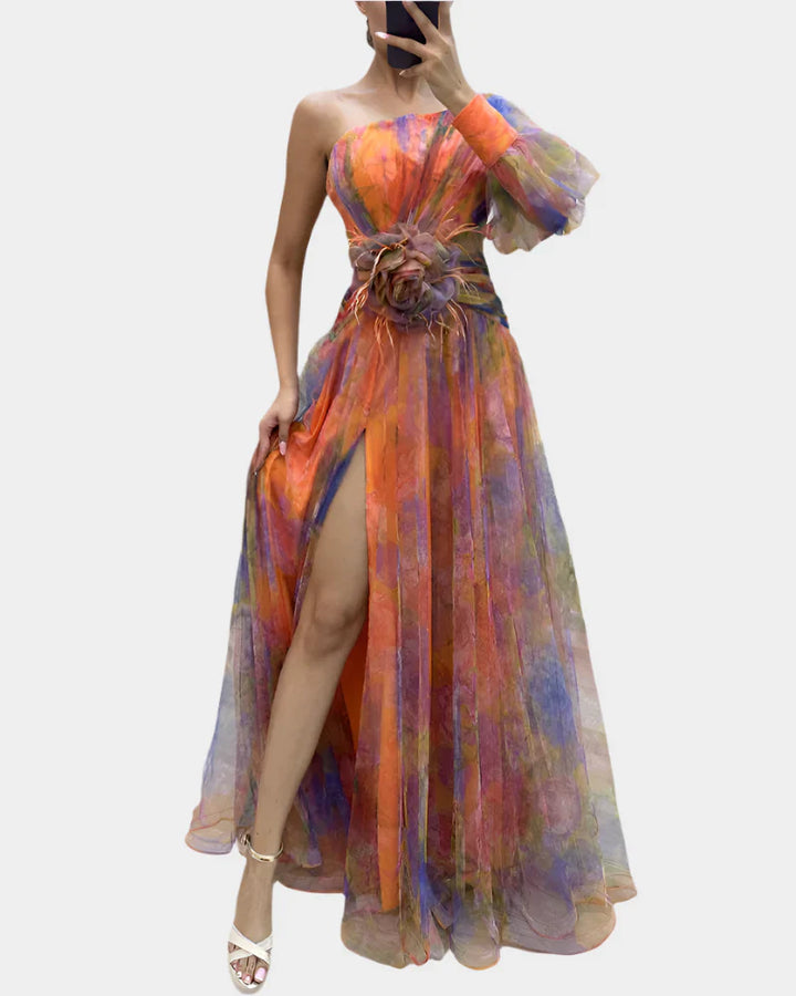 Romantic Dress with Opening