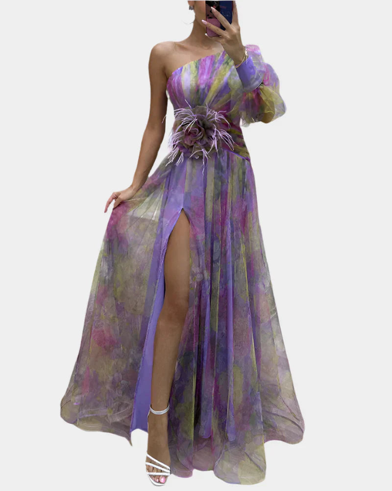 Romantic Dress with Opening