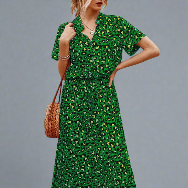 Summer Dress Made from Exquisite Fabric