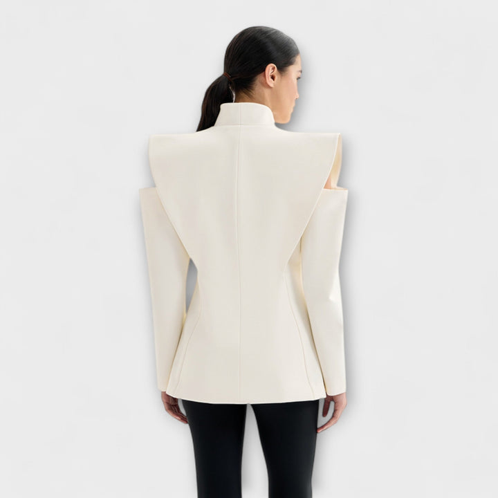 Valeria - Sculptural Shoulder Blazer