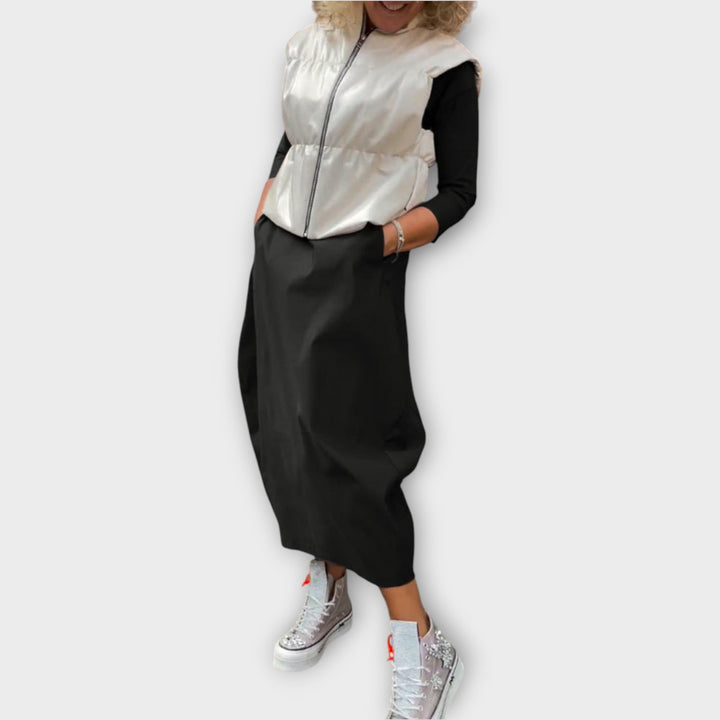 Casual Long Sleeve Maxi Dress