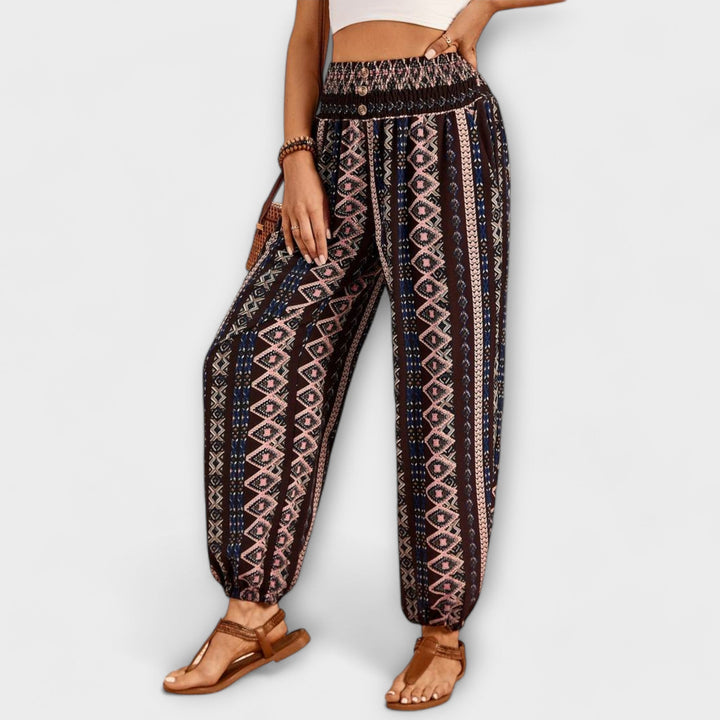 Trousers with Folkloric Design