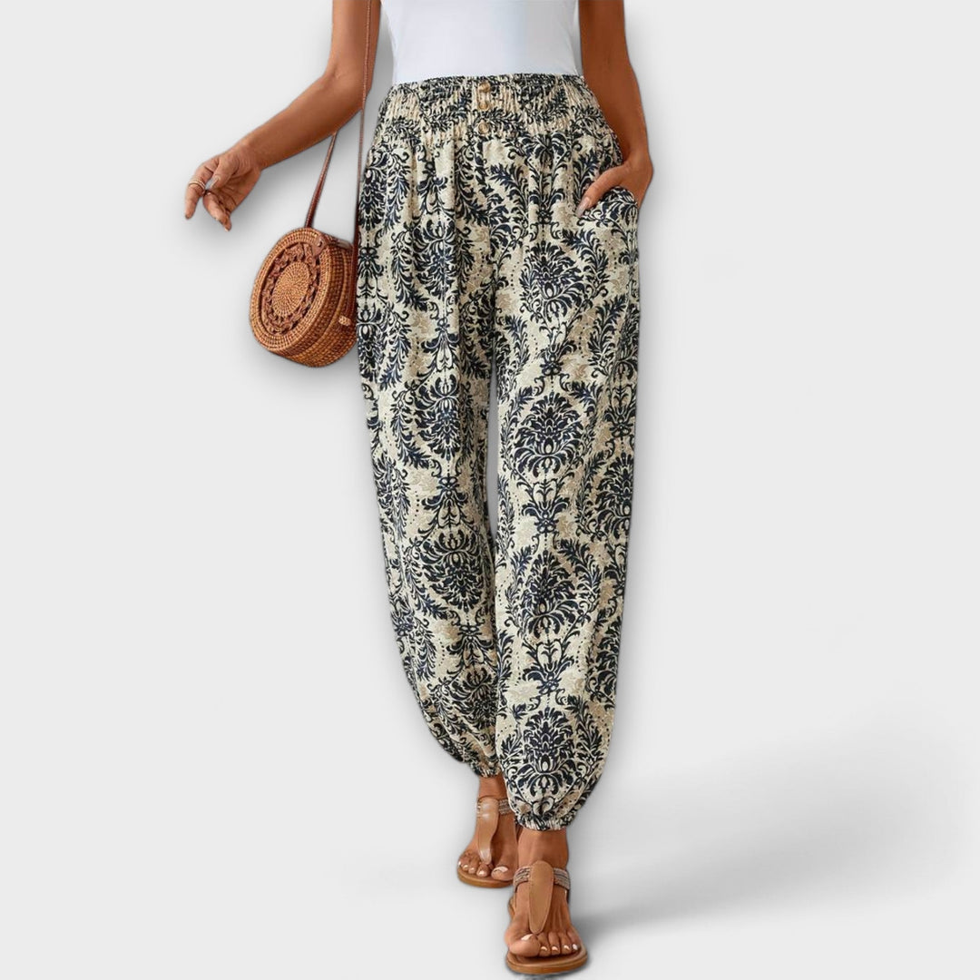 Trousers with Folkloric Design