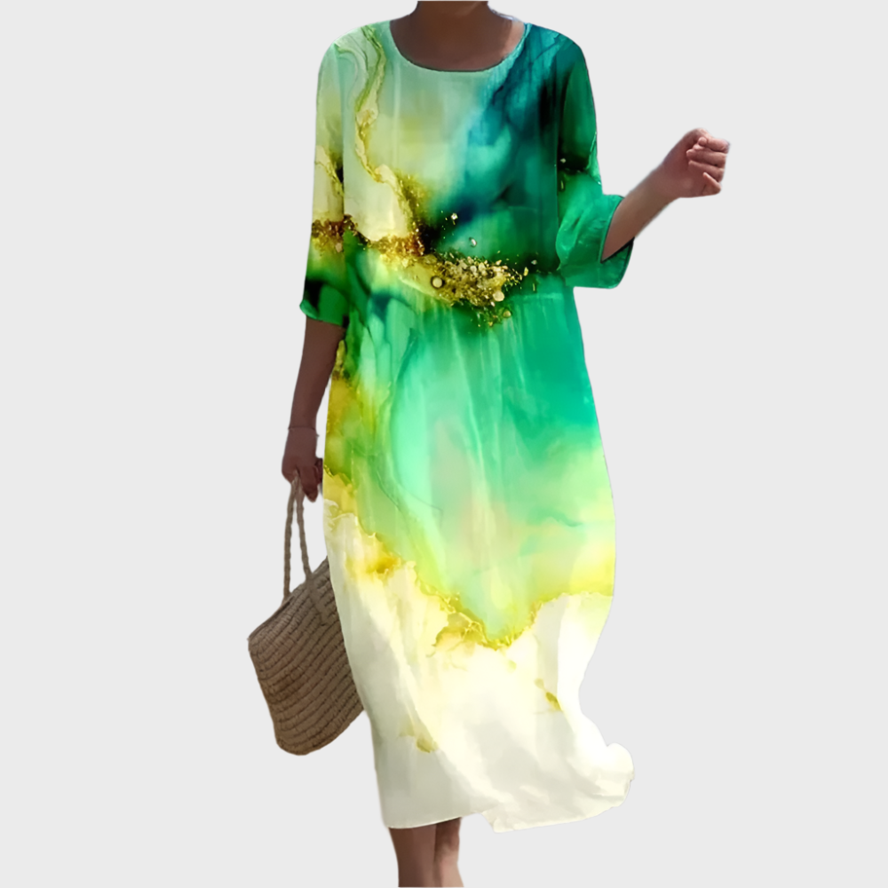 Airy Dress with Cover