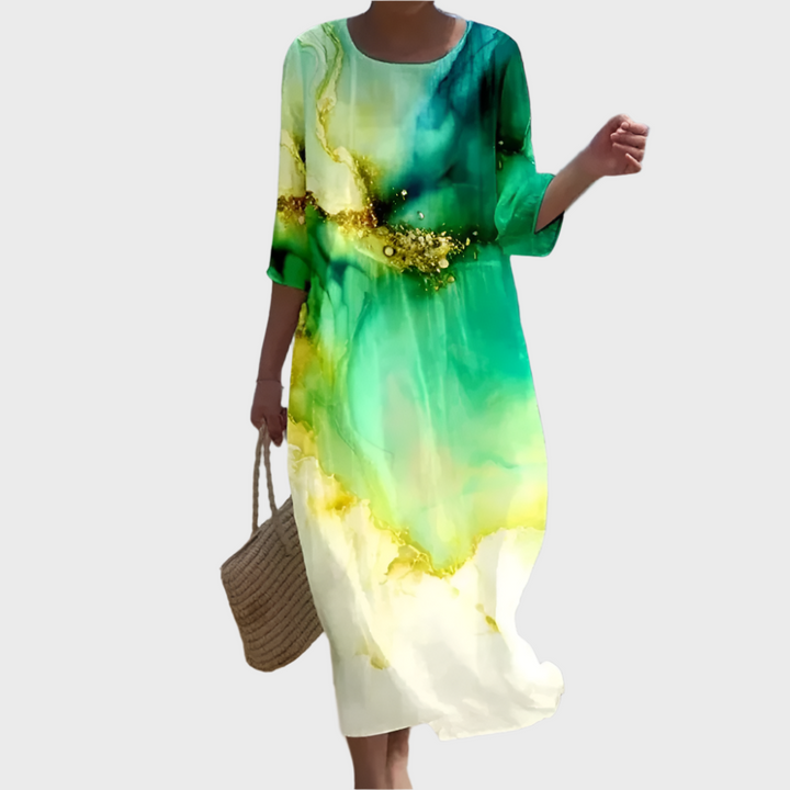 Airy Dress with Cover